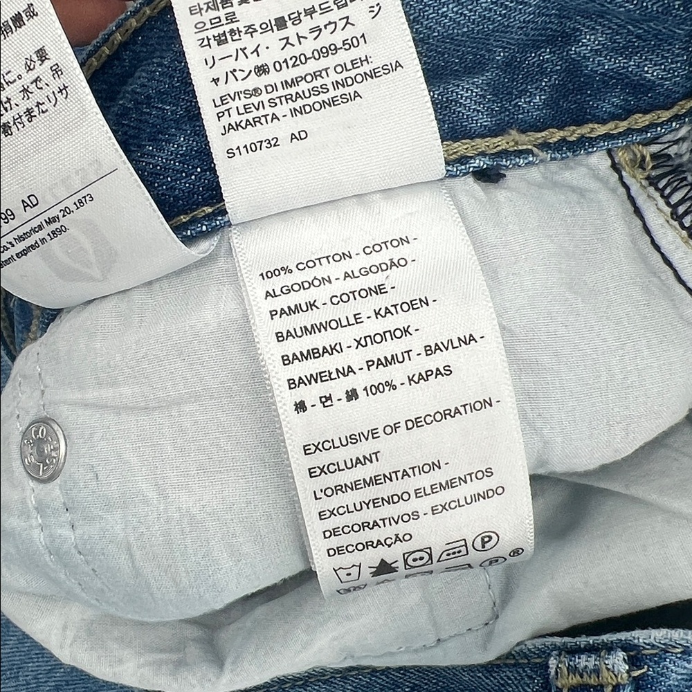 Levis low pro‎ straight Classic Blue Women's Jeans capsule staple wardrobe 26 - Picture 6 of 11
